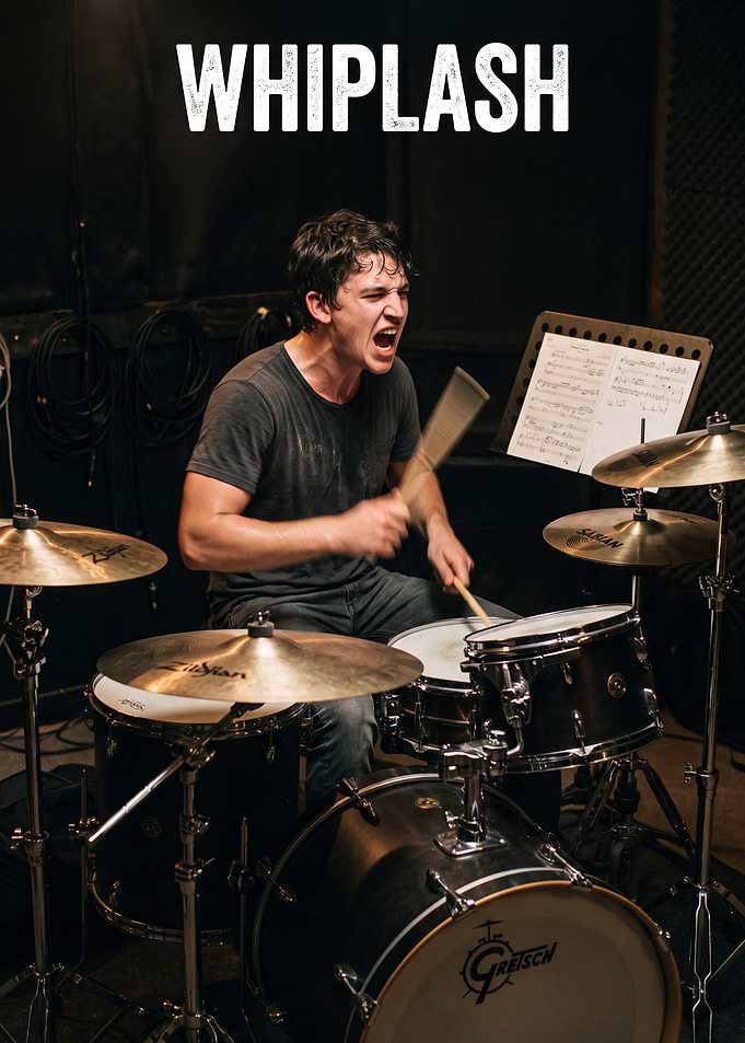 Whiplash Movie Poster Drummer