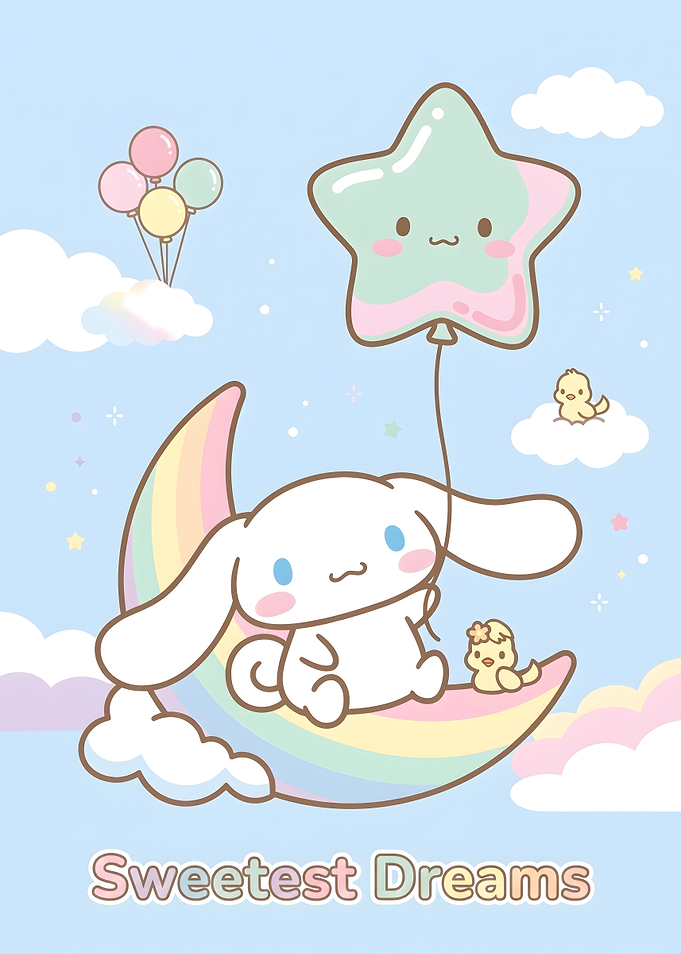 Cinnamoroll Sweetest Dreams Illustration