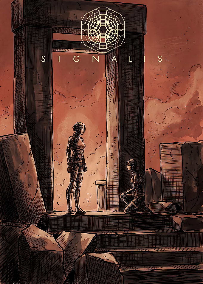 Signalis Game Poster Art