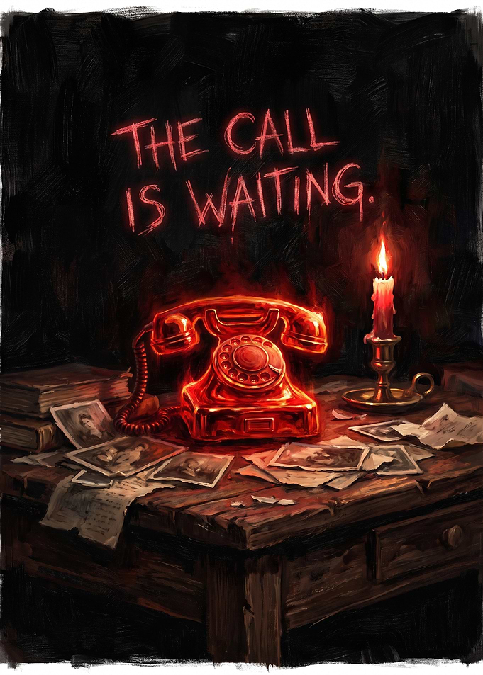 The Call Is Waiting Horror Art