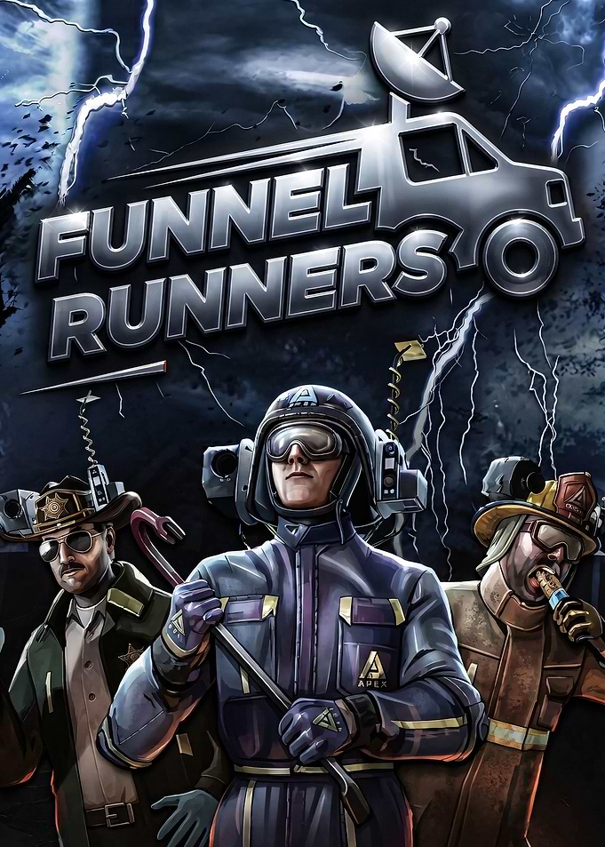 Funnel Runners Storm Chaser Poster