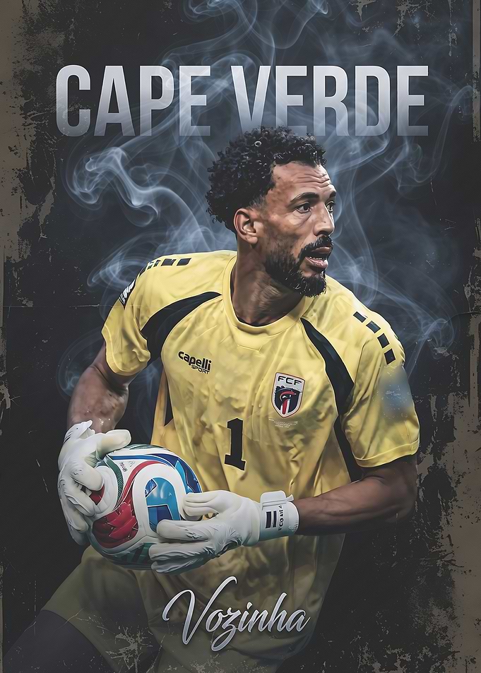 Vozinha Cape Verde Goalkeeper Poster
