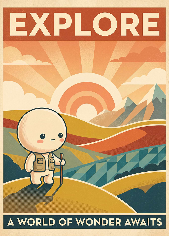 Explore A World Of Wonder Poster