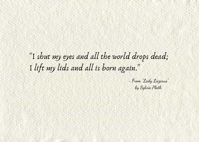 Sylvia Plath Lady Lazarus Quote