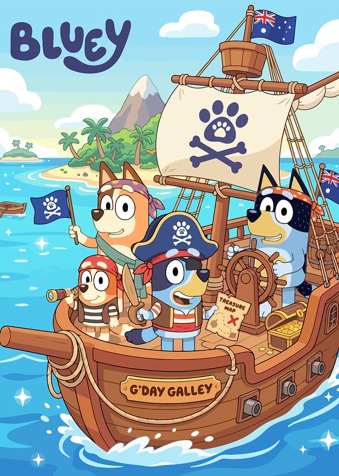 Bluey Pirate Adventure on G'Day Galley