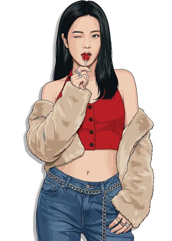 Jisoo Blackpink Digital Illustration