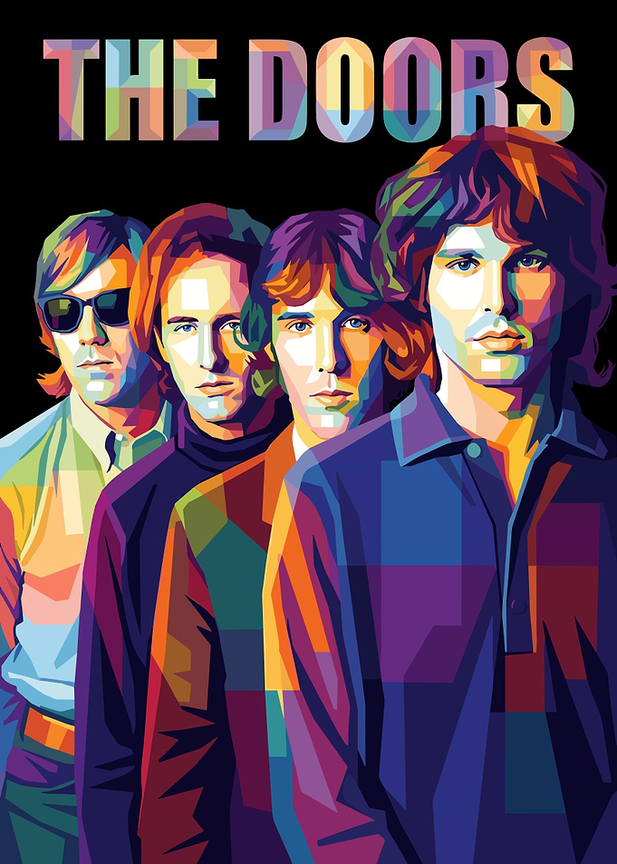 The Doors Pop Art Poster