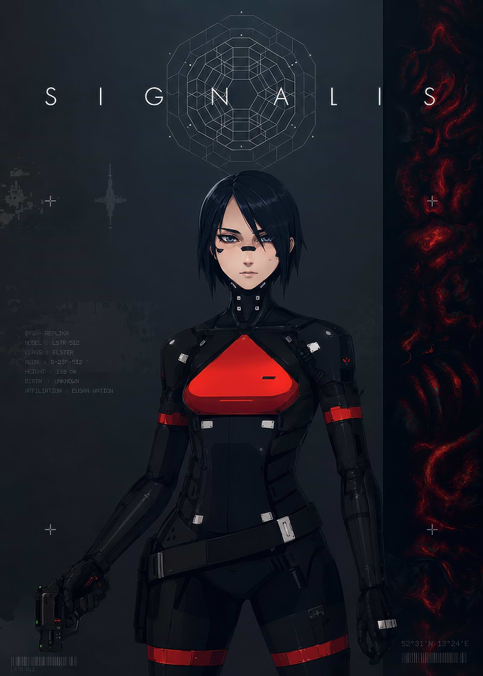 Signalis Elster Character Portrait