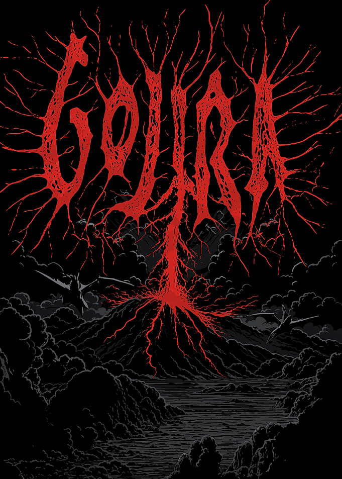 Gojira Volcanic Metal Band Poster