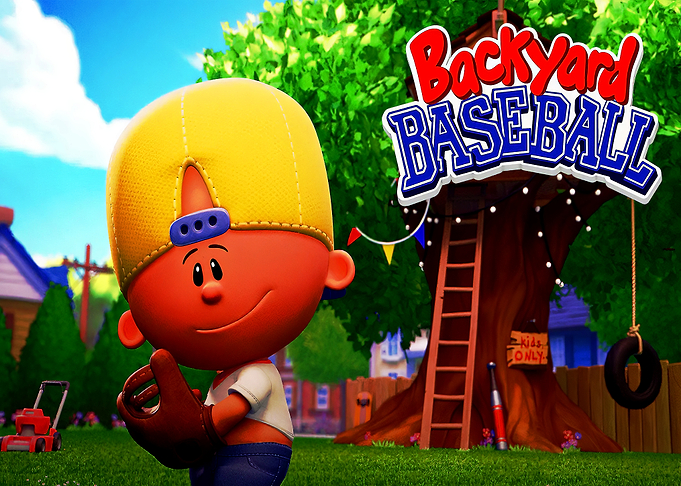 Backyard Baseball Game Promotional Art