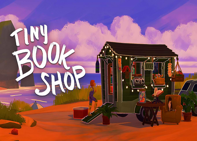 Tiny Book Shop Game Illustration