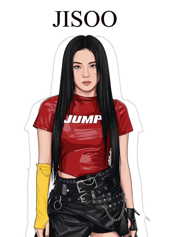 Jisoo Blackpink Digital Illustration