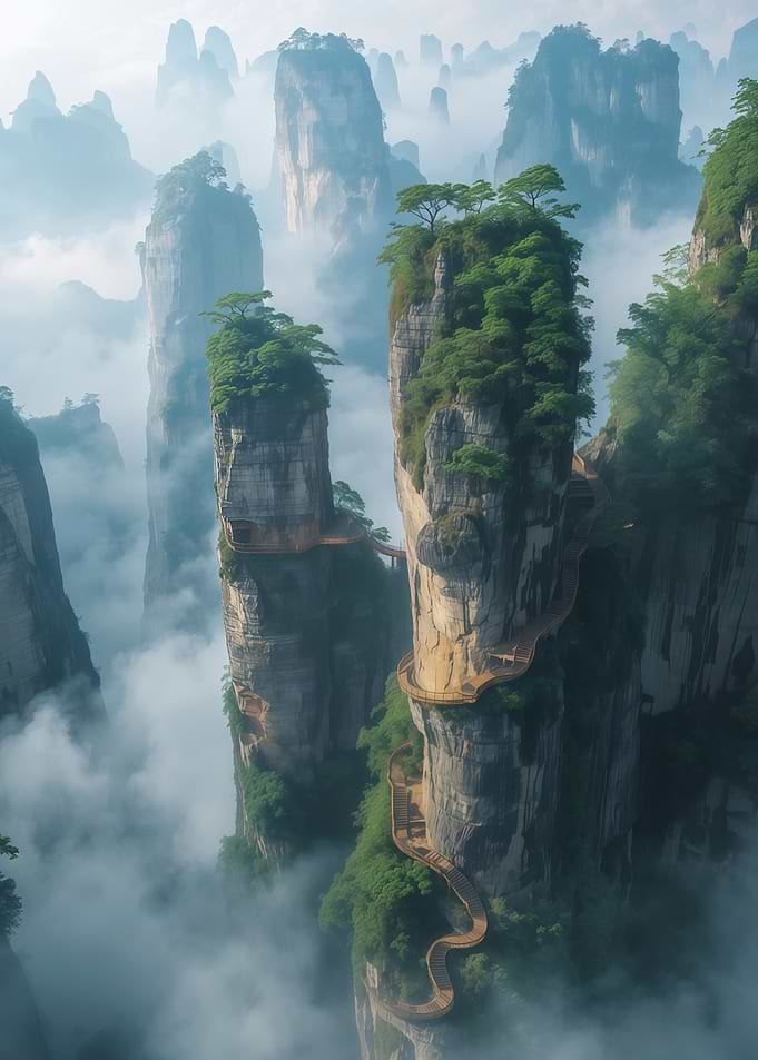 Floating Mountains of Zhangjiajie