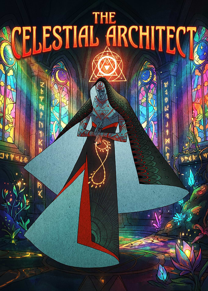 The Celestial Architect Fantasy Illustration