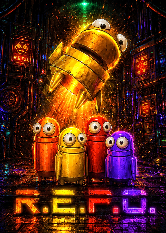 R.E.P.O. Robot Squad Poster