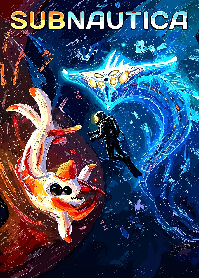 Subnautica Underwater Exploration Poster
