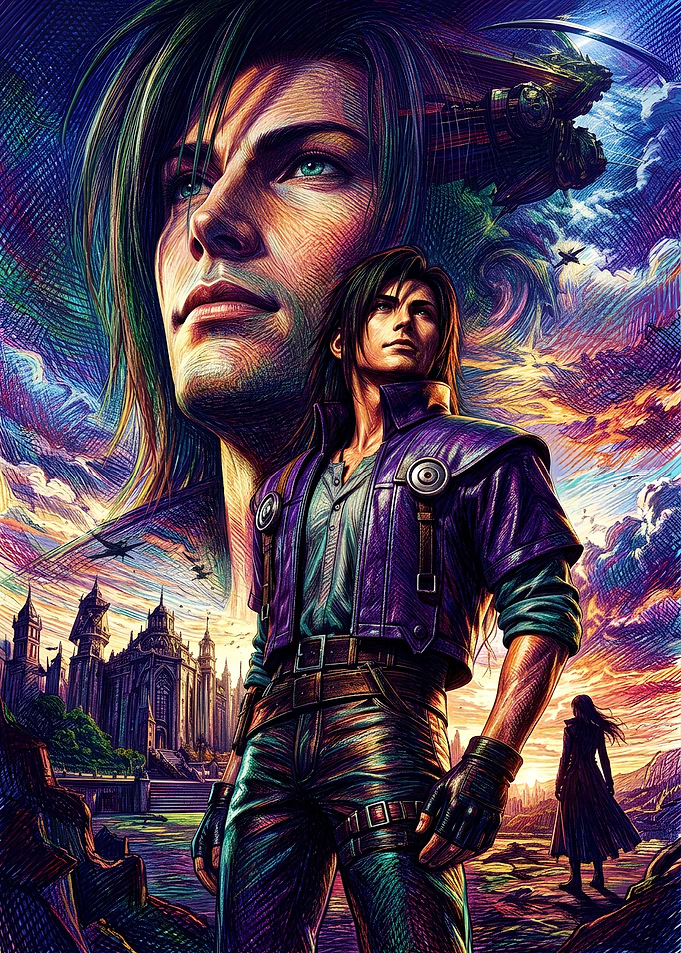 Final Fantasy VIII Squall Leonhart Poster