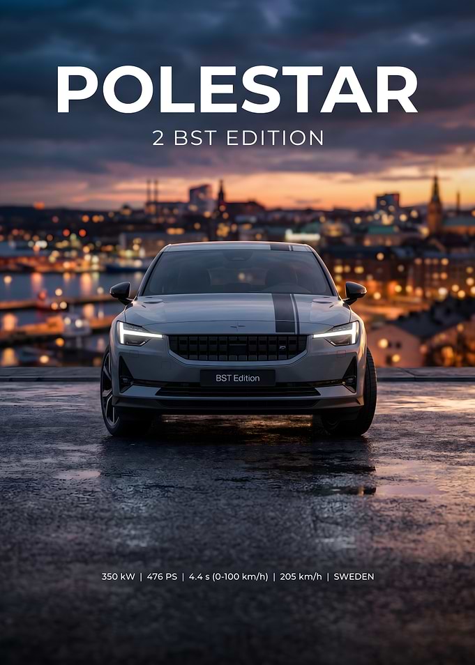Polestar 2 BST Edition Promotional Poster