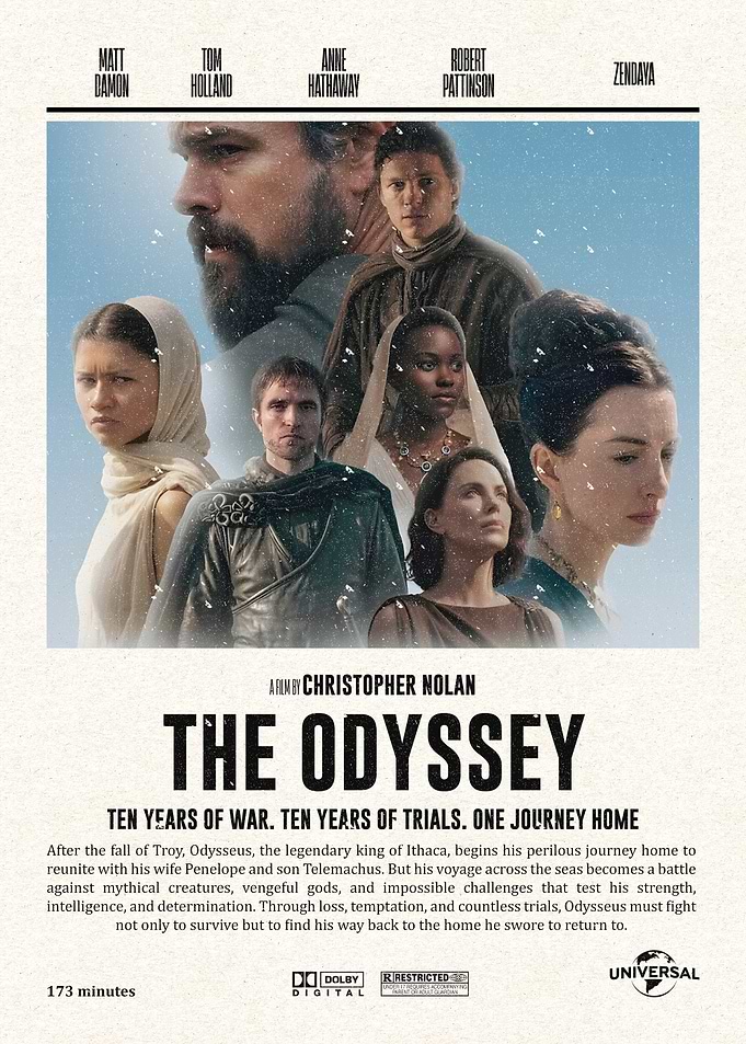 The Odyssey Christopher Nolan Movie Poster