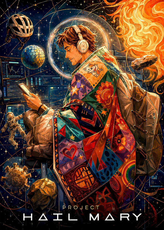 Project Hail Mary Space Illustration