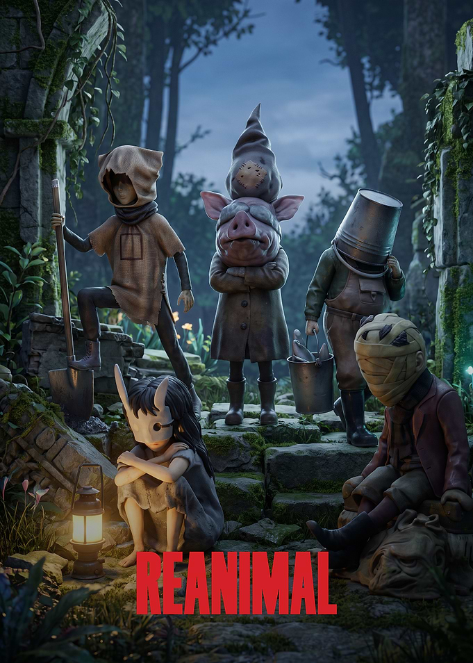 Reanimal Game Characters Group Poster