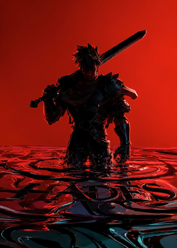 Hades Game Character Silhouette