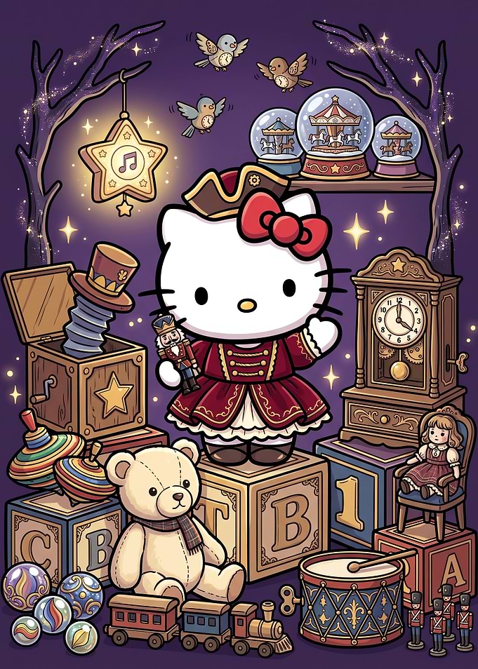 Hello Kitty Nutcracker Toy Collection