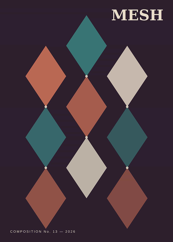 Minimalist Geometric Mesh Composition