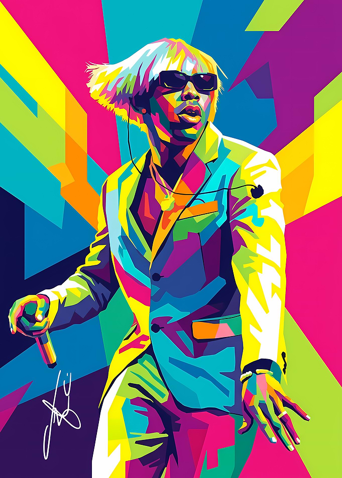 Tyler, the Creator Pop Art Portrait