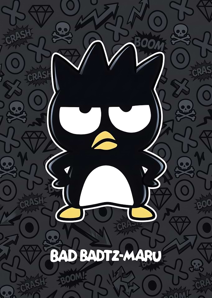 Badtz-Maru Character Graphic Poster