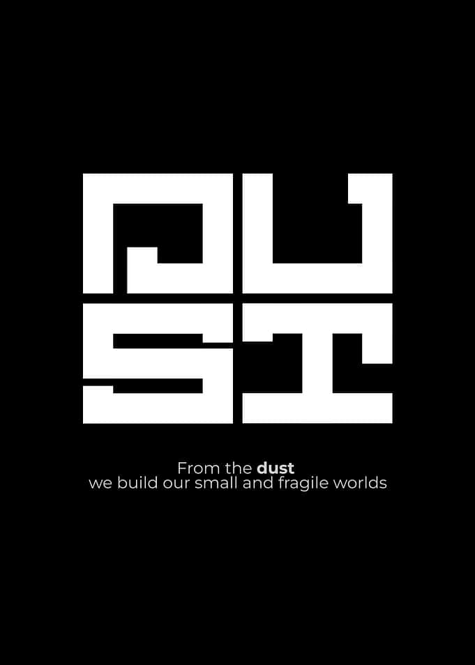 Dust Minimalist Typography Poster
