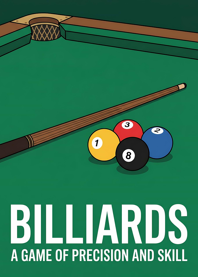 Billiards Game of Precision Poster