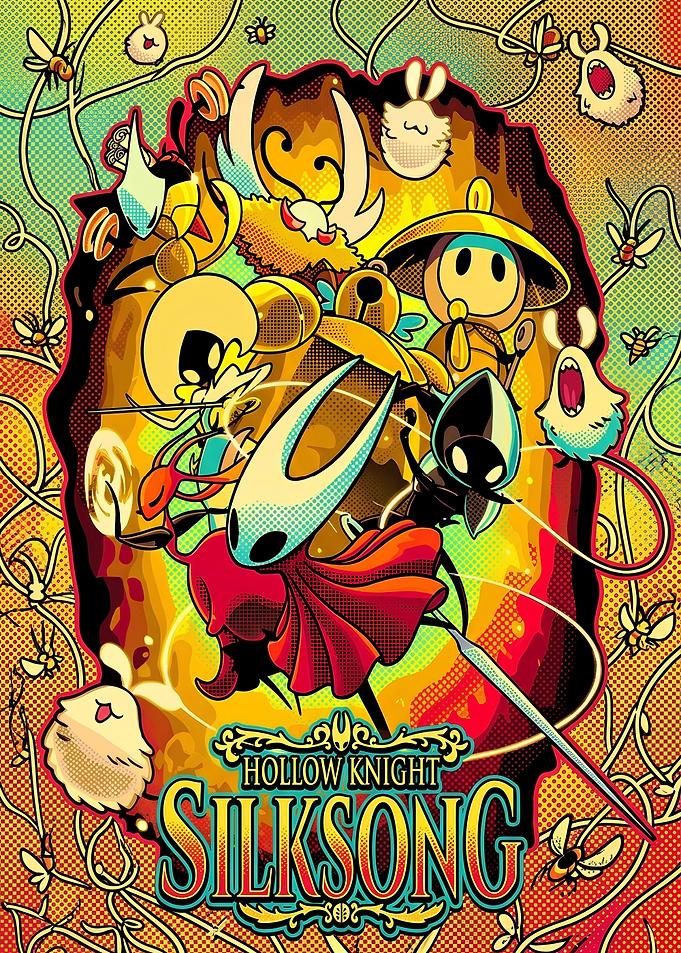 Hollow Knight Silksong Fan Art Poster