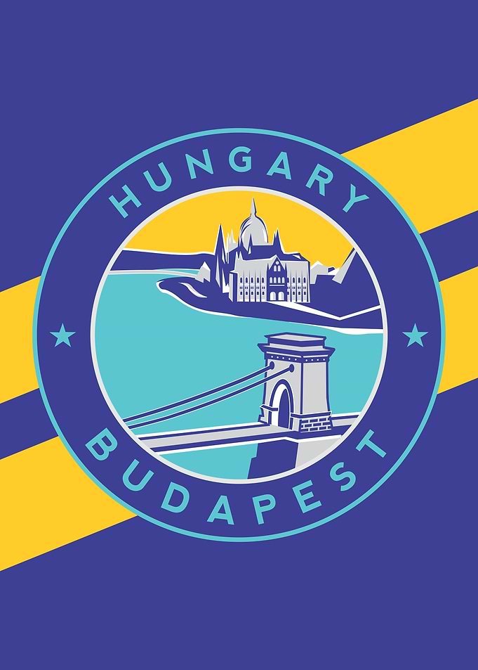 Budapest Hungary Travel Poster