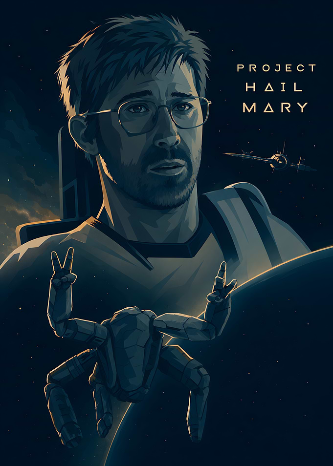 Project Hail Mary Ryland Grace Poster