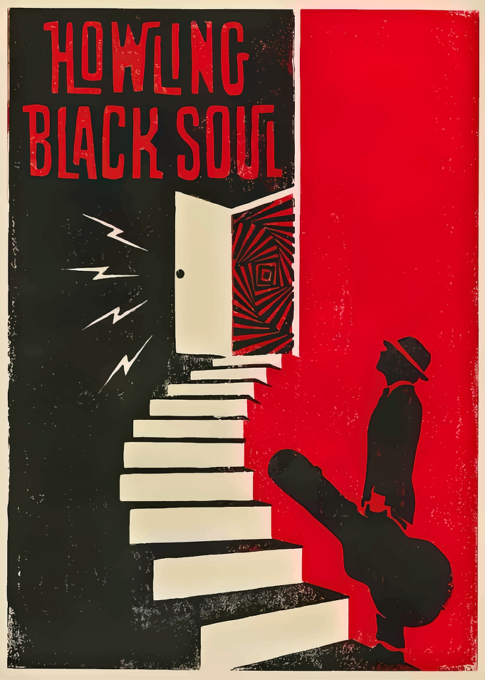Howling Black Soul Music Poster