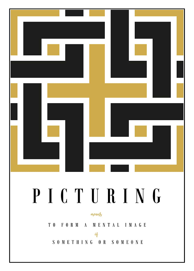 Eastern Latticen Minimalist Art Poster