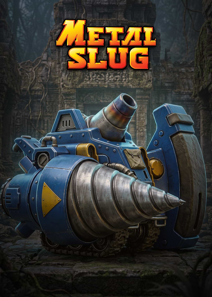 Metal Slug Drill Tank Poster