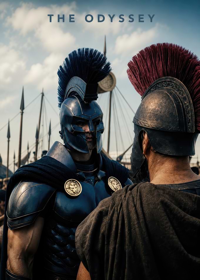 The Odyssey Spartan Warrior Poster