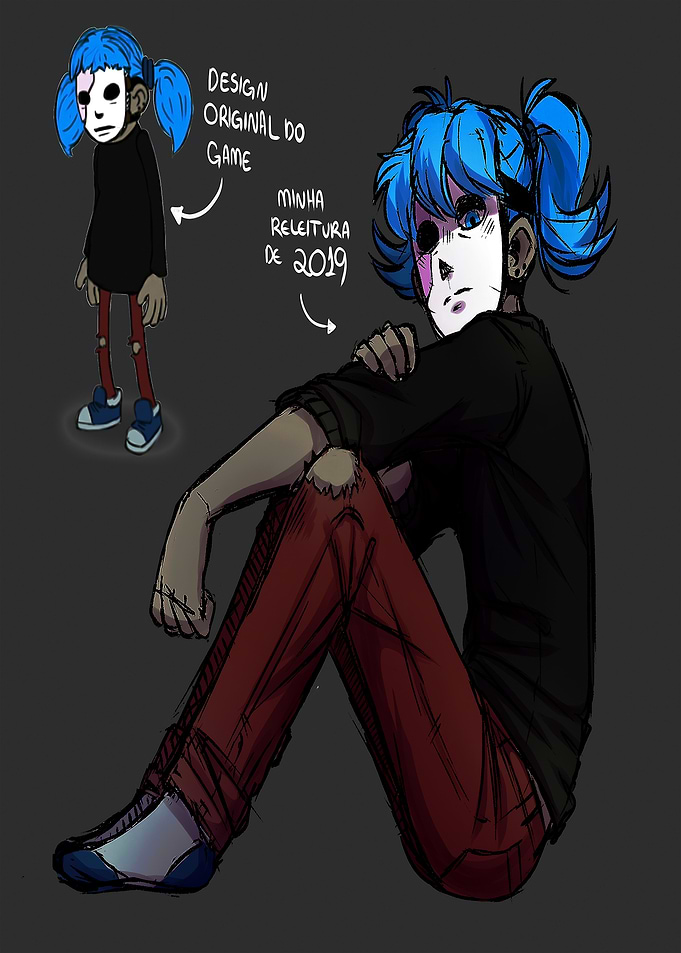 Sally Face Character Fan Art