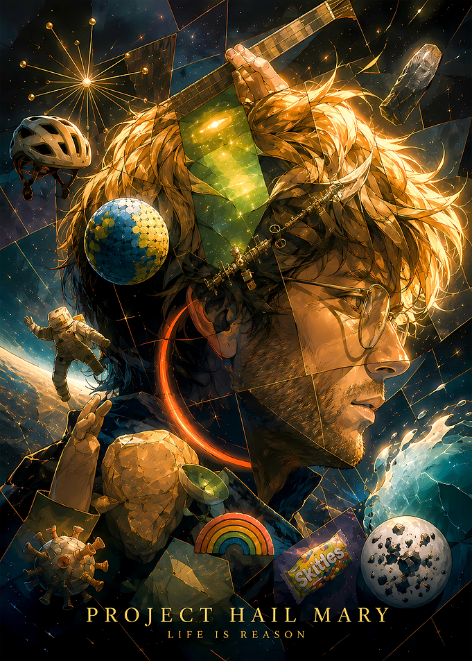 Project Hail Mary Space Poster