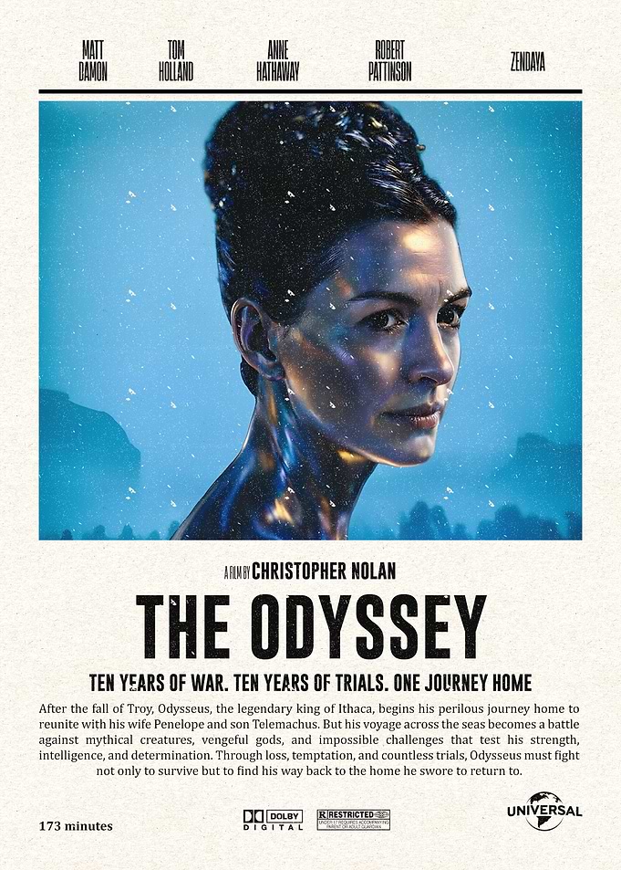 The Odyssey Christopher Nolan Movie Poster