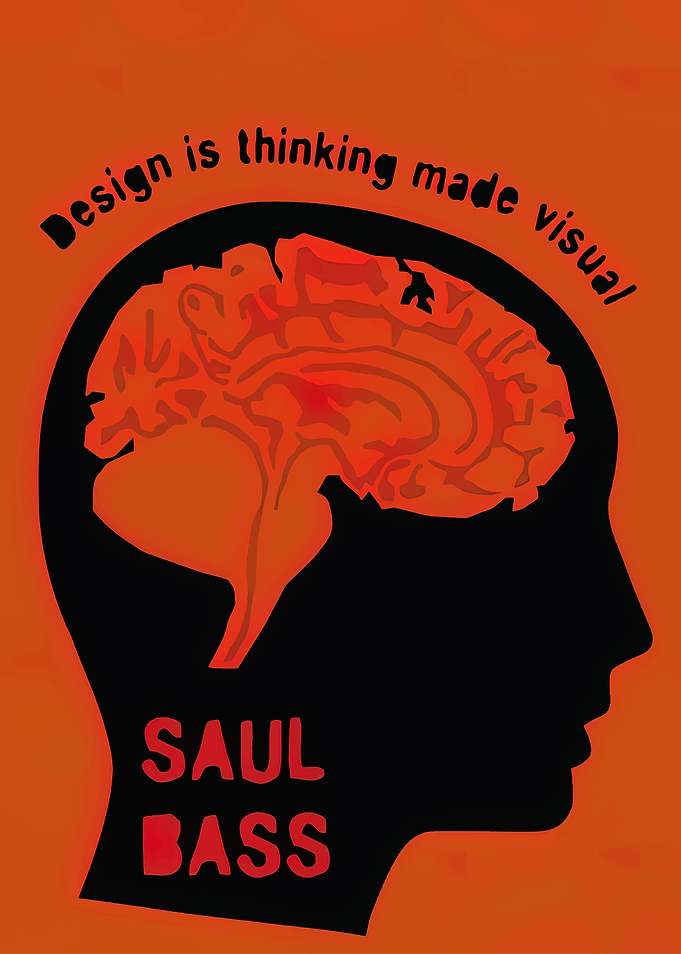 Saul Bass Design Quote Poster