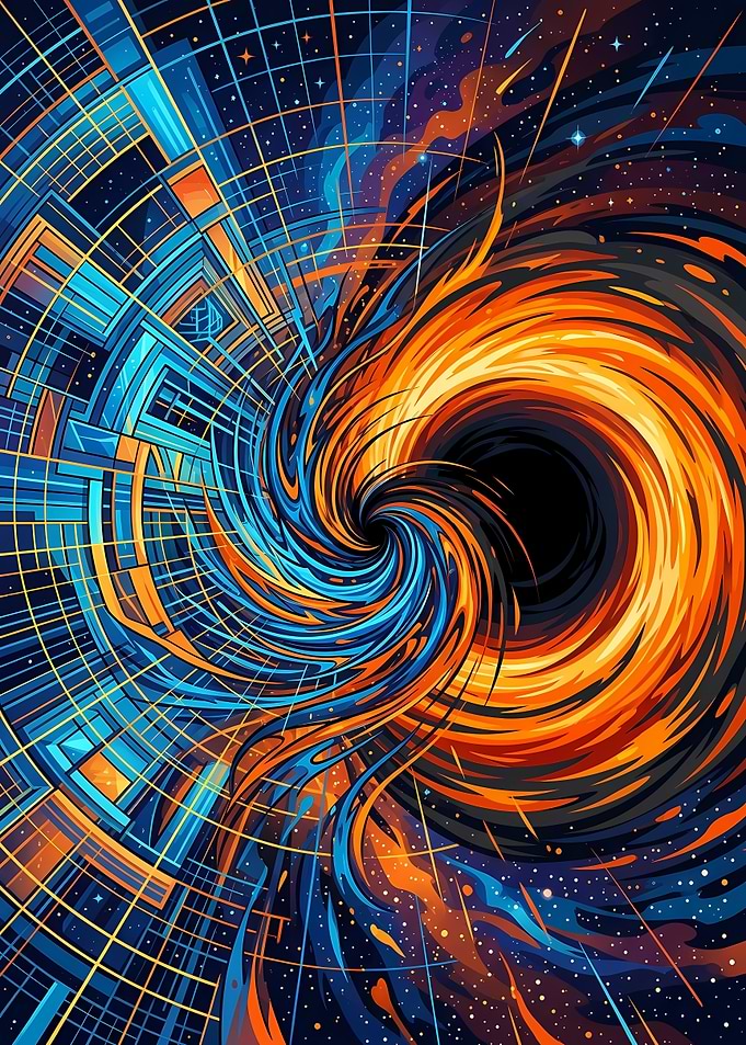 Abstract Cosmic Black Hole Vortex