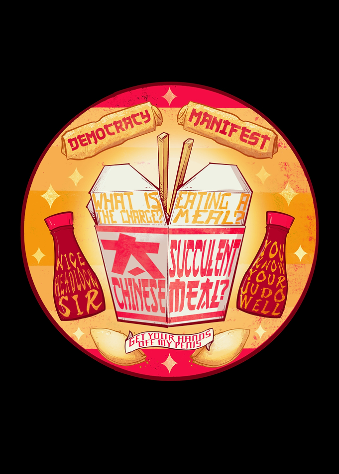 Democracy Manifest Succulent Chinese Meal Art