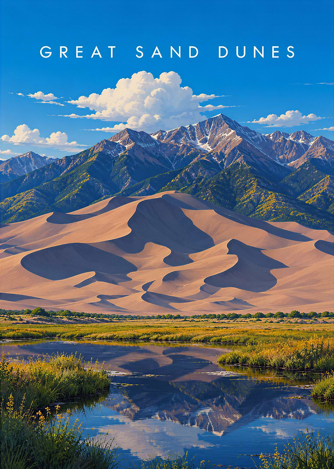 Great Sand Dunes National Park Poster