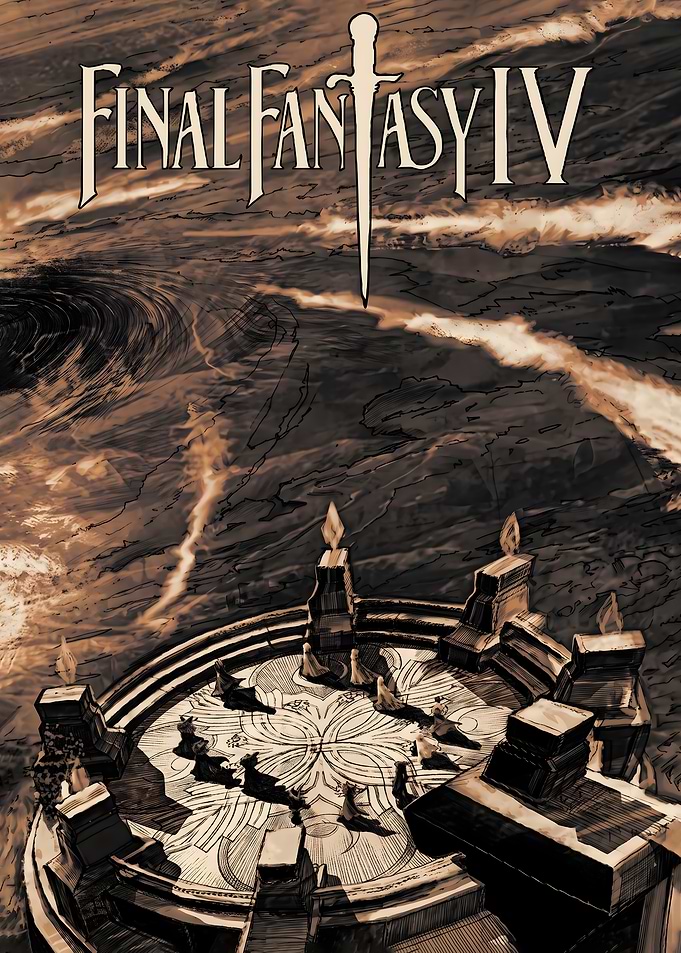 Final Fantasy IV Game Poster