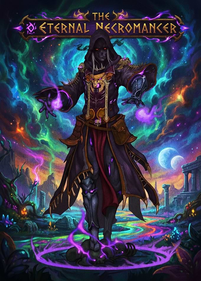 The Eternal Necromancer Fantasy Art