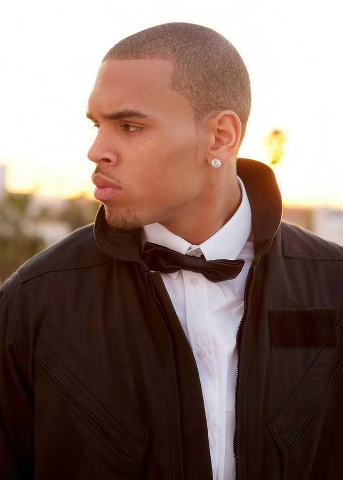 Chris Brown in Formal Attire