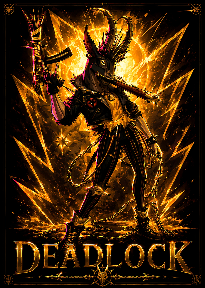 Deadlock Goat Warrior Poster